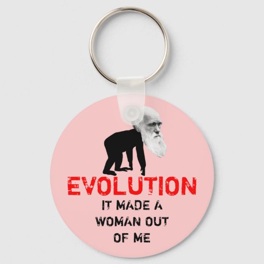 Darwin evolutie sleutelhanger (Voorkant)