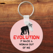 Darwin evolutie sleutelhanger (Voorkant)