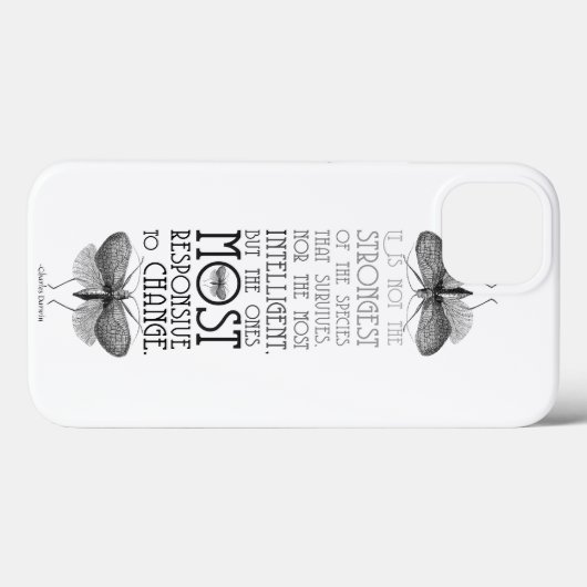 Darwin Evolution Quote Case-Mate iPhone Case (Achterkant (horizontaal))