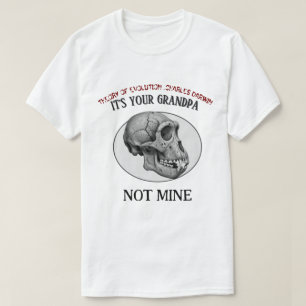 Darwin Evolution T-shirt: het is je opaT-Shirt T-shirt