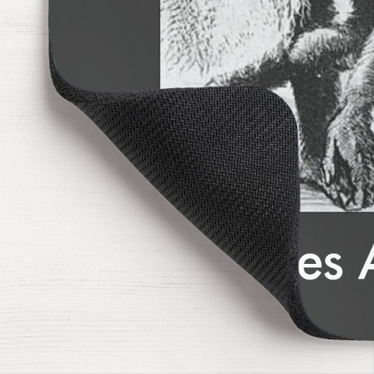 Darwin Goes Ape Mousepad Muismat (Hoek)