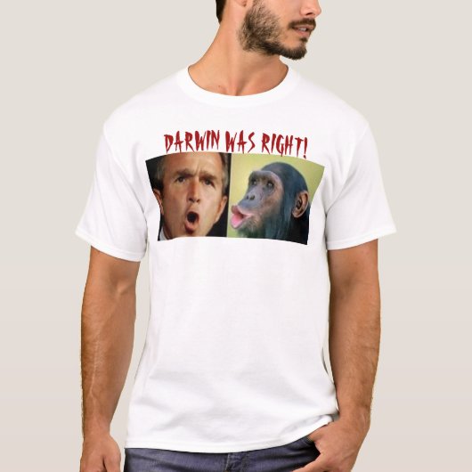 DARWIN HEEFT HET RECHT T-SHIRT (Voorkant)