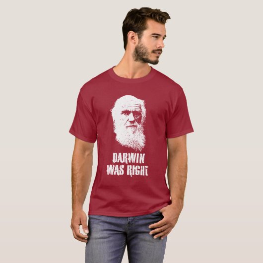 DARWIN HEEFT HET RECHT T-SHIRT (Voorkant volledig)