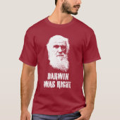 DARWIN HEEFT HET RECHT T-SHIRT (Voorkant)
