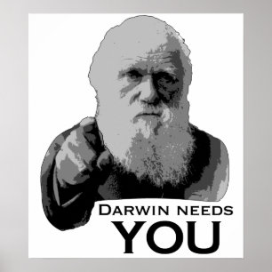 Darwin heeft je nodig! poster