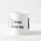 Darwin houdt van jou 2 koffiemok (Voorkant links)