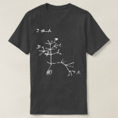 Darwin I Think Tree White T-shirt (Design voorkant)