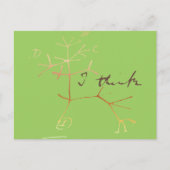 Darwin, ik denk een boom van het leven briefkaart (Voorkant)