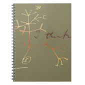 Darwin, ik denk een boom van het leven notitieboek (Voorkant)