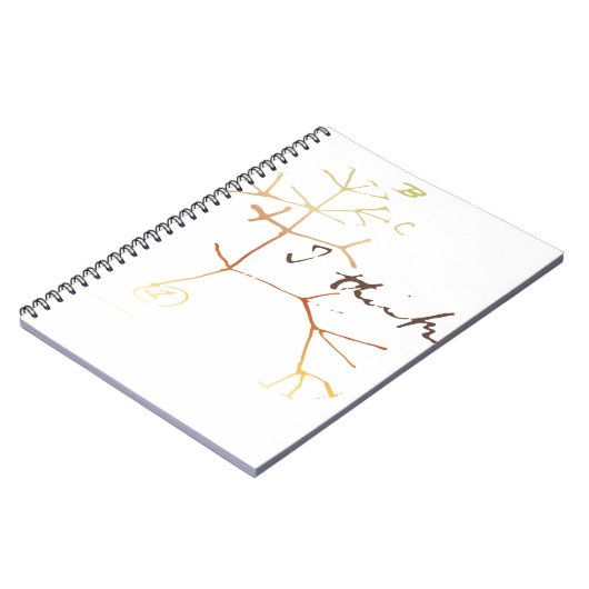 Darwin, ik denk een boom van het leven notitieboek (Linkerzijde)