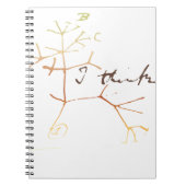 Darwin, ik denk een boom van het leven notitieboek (Voorkant)