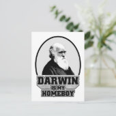 Darwin is mijn homeboy briefkaart (Staand voorkant)