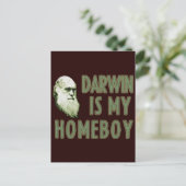 Darwin is mijn Homeboy Briefkaart (Staand voorkant)