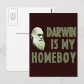 Darwin is mijn Homeboy Briefkaart (Voorkant / Achterkant)