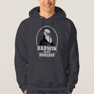 Darwin is mijn homeboy hoodie