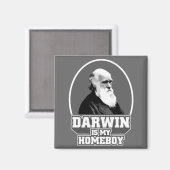 Darwin is mijn homeboy magneet (Voorkant / Achterkant)