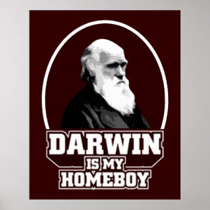 Darwin is mijn homeboy poster