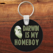 Darwin is mijn Homeboy Sleutelhanger (Voorkant)