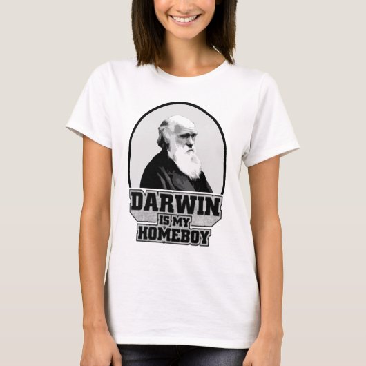 Darwin is mijn homeboy t-shirt (Voorkant)