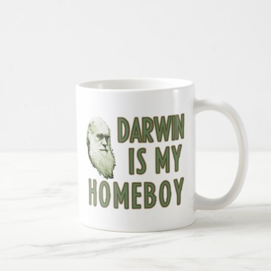 Darwin is mijn huisjongen koffiemok (Rechts)