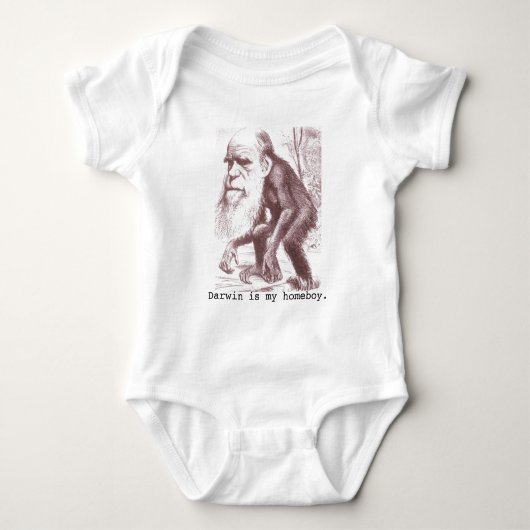 Darwin is mijn huisjongen romper (Voorkant)