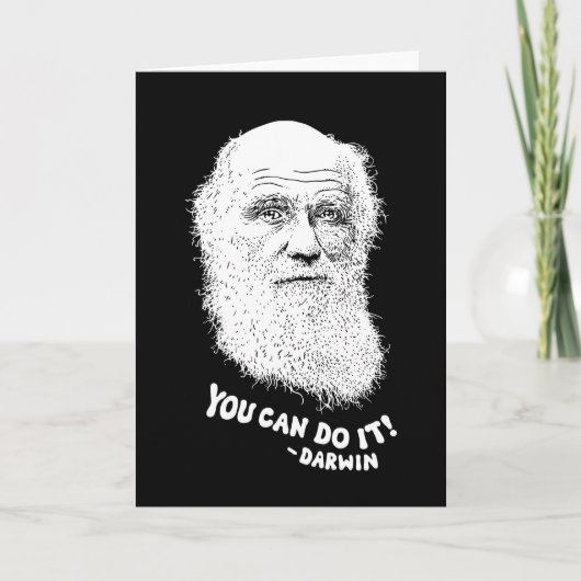 Darwin - je kunt het bedankkaart (Voorkant)