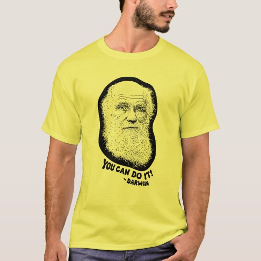Darwin - je kunt het t-shirt (Voorkant)