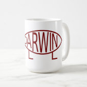 Darwin Lettering Mok (Voorkant rechts)