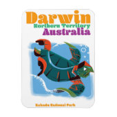 Darwin, Noordelijk Territorium Australië reisposte Magneet (Verticaal)