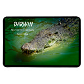 Darwin Noordelijk Territorium Zoutwater Krokodil Magneet (Horizontaal)