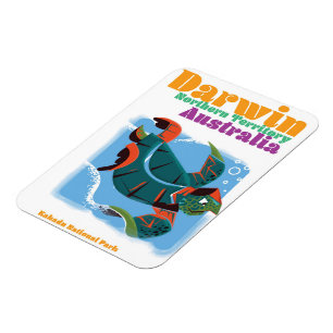 Darwin, Northern Territory Australia reisposter Magneet