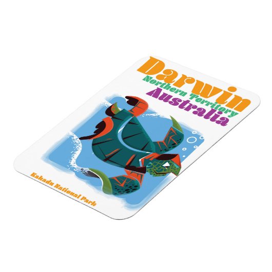 Darwin, Northern Territory Australia reisposter Magneet (Linkerzijde)