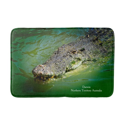 Darwin Northern Territory - Crocodile Bath Mat (Voorkant)