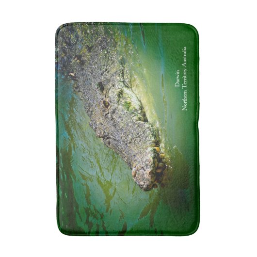 Darwin Northern Territory - Crocodile Bath Mat (Voorkant Verticaal)