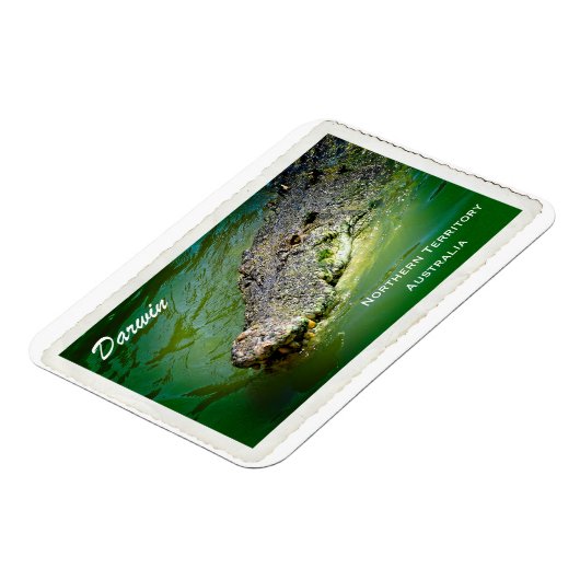 Darwin Northern Territory - Crocodile Magnet Magneet (Linkerzijde)