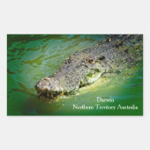 Darwin Northern Territory - Crocodile Stickers (Voorkant)
