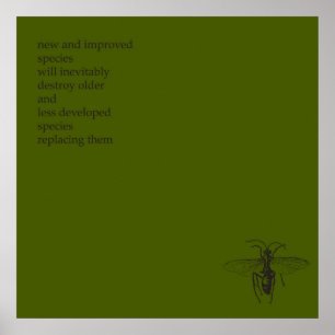 Darwin Origin of Species Poster