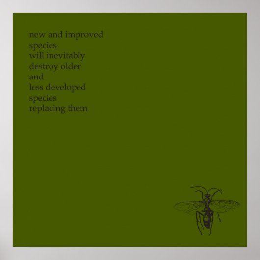 Darwin Origin of Species Poster (Voorkant)