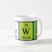 Darwin periodieke lijstnaam mok (Voorkant rechts)