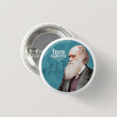 Darwin pin ronde button 3,2 cm (Voorkant /achterkant)