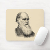Darwin Portrait Evolution/ Charles Darwin Muismat (Met muis)