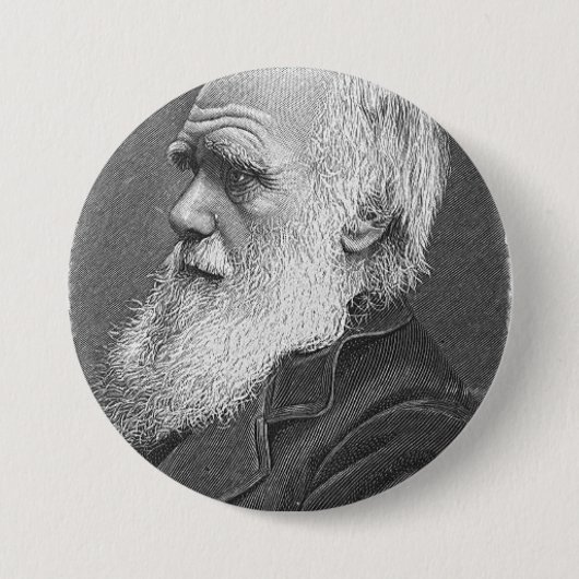 Darwin Portrait Ronde Button 7,6 Cm (Voorkant)