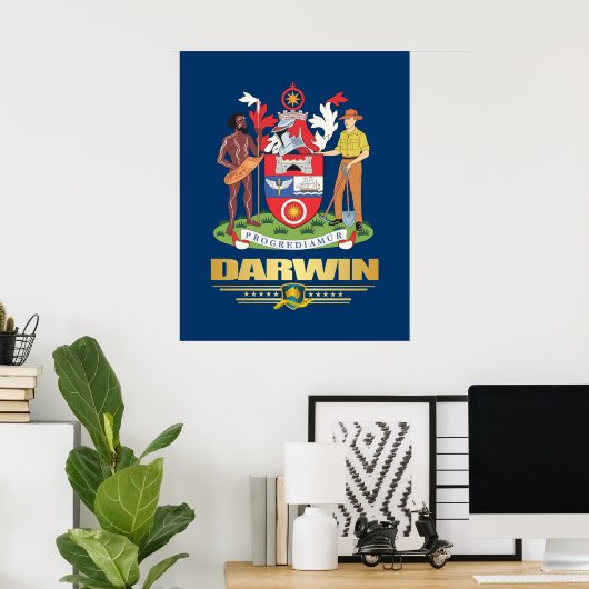 Darwin Poster (Thuiskantoor)