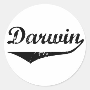 Darwin Ronde Sticker