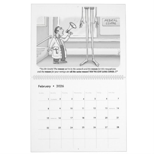 Darwin Soup Wall Calendar 2023 Kalender (Feb 2026)