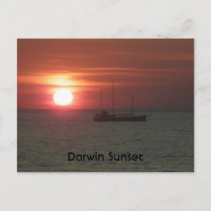 Darwin Sunset Briefkaart