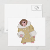 Darwin the Ikea Monkey Briefkaart (Voorkant / Achterkant)