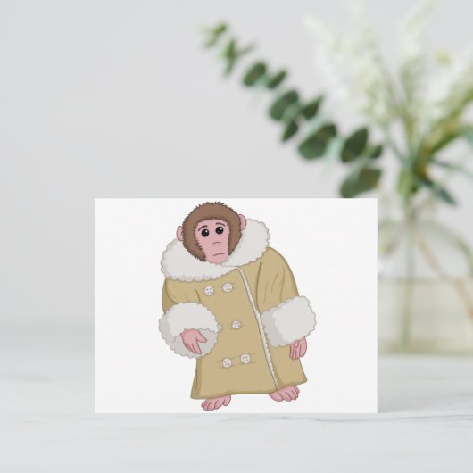 Darwin the Ikea Monkey Briefkaart (Staand voorkant)