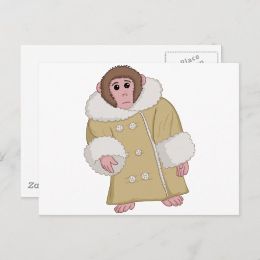 Darwin the Ikea Monkey Briefkaart (Voorkant / Achterkant)
