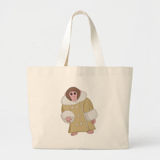 Darwin the Ikea Monkey Grote Tote Bag